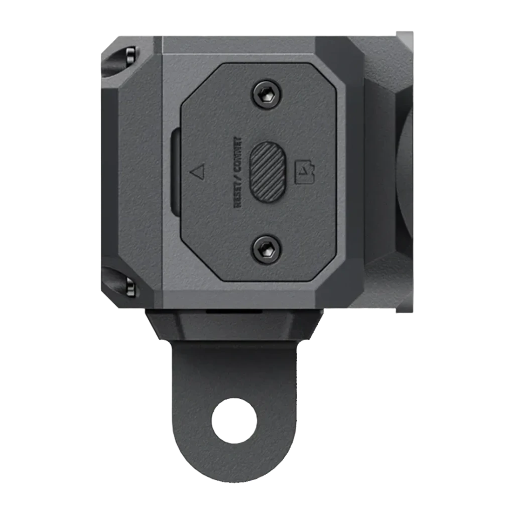 Dashcam DDPAI Ranger M1 Negro 1 Canal 3K WiFi - botón reset, ranura microSD y soporte de montaje