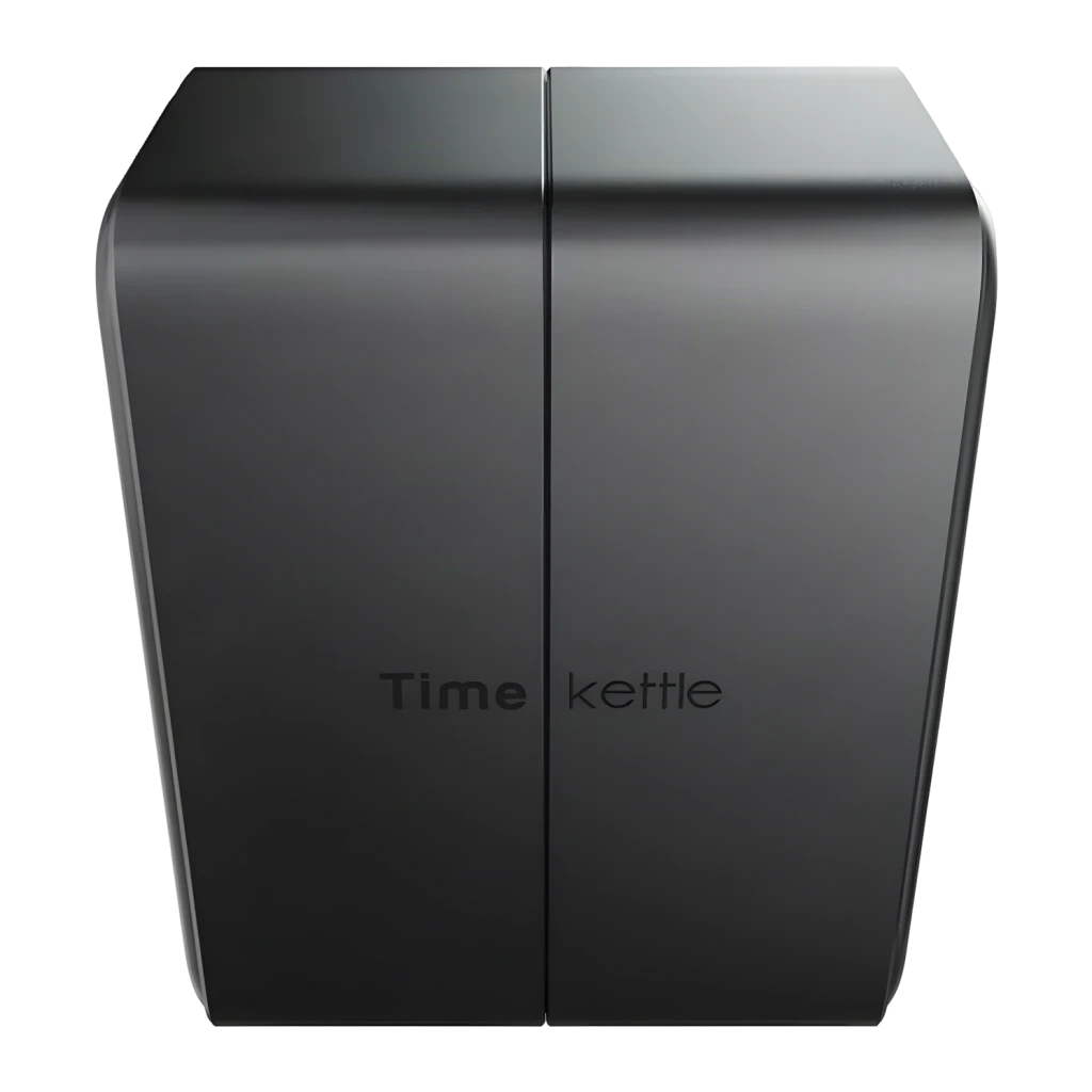 Auriculares traductores Timekettle W4 Plus TWS Bluetooth 5.3 12h (estuche) Negro, frontal: estuche cerrado con logo