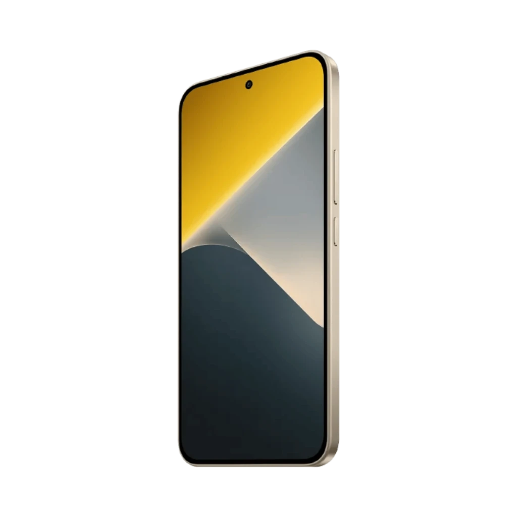 Xiaomi Poco X8 5G naranja con pantalla AMOLED 6,59 pulgadas 120Hz, biseles finos, cámara frontal en orificio centrado y marco lateral con botones