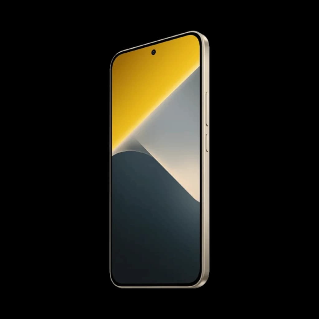 Xiaomi Poco X8 5G naranja con pantalla AMOLED 6,59 pulgadas 120Hz, biseles finos, cámara frontal en orificio centrado y marco lateral con botones