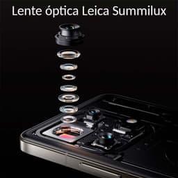 Xiaomi 14T Pro 5G prateado usado excelente: módulo de câmera com lente Leica Summilux, elementos ópticos em camadas e sensor grande para fotos nítidas