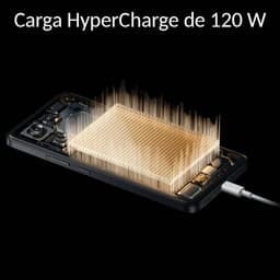 Xiaomi 14T Pro 5G prateado usado em excelente estado, destacando HyperCharge 120 W com visual interno exposto e cabo conectado para carga rápida