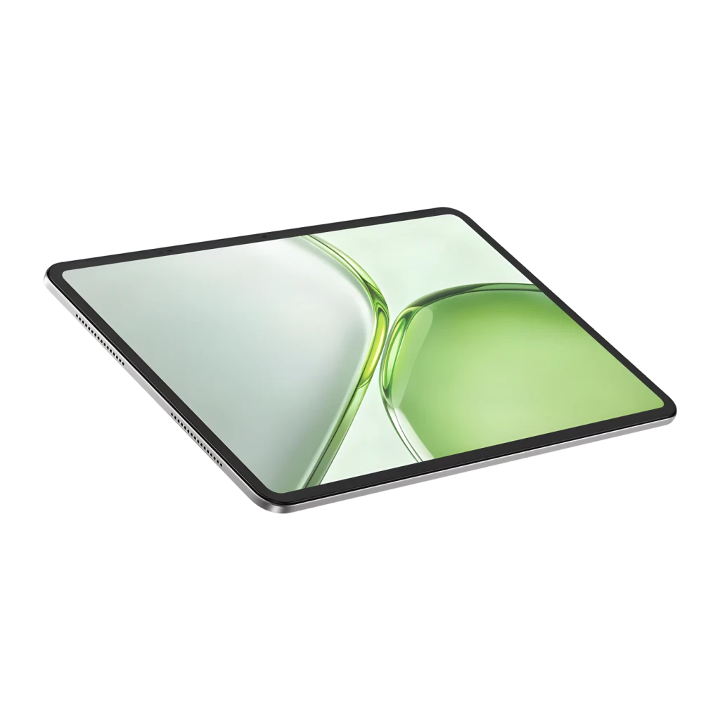 HONOR Pad X9 Max 6Go/256Go Gris 13 pouces LCD 120Hz Snapdragon 6s 4G Gen 2 10100mAh, vue en perspective: écran allumé
