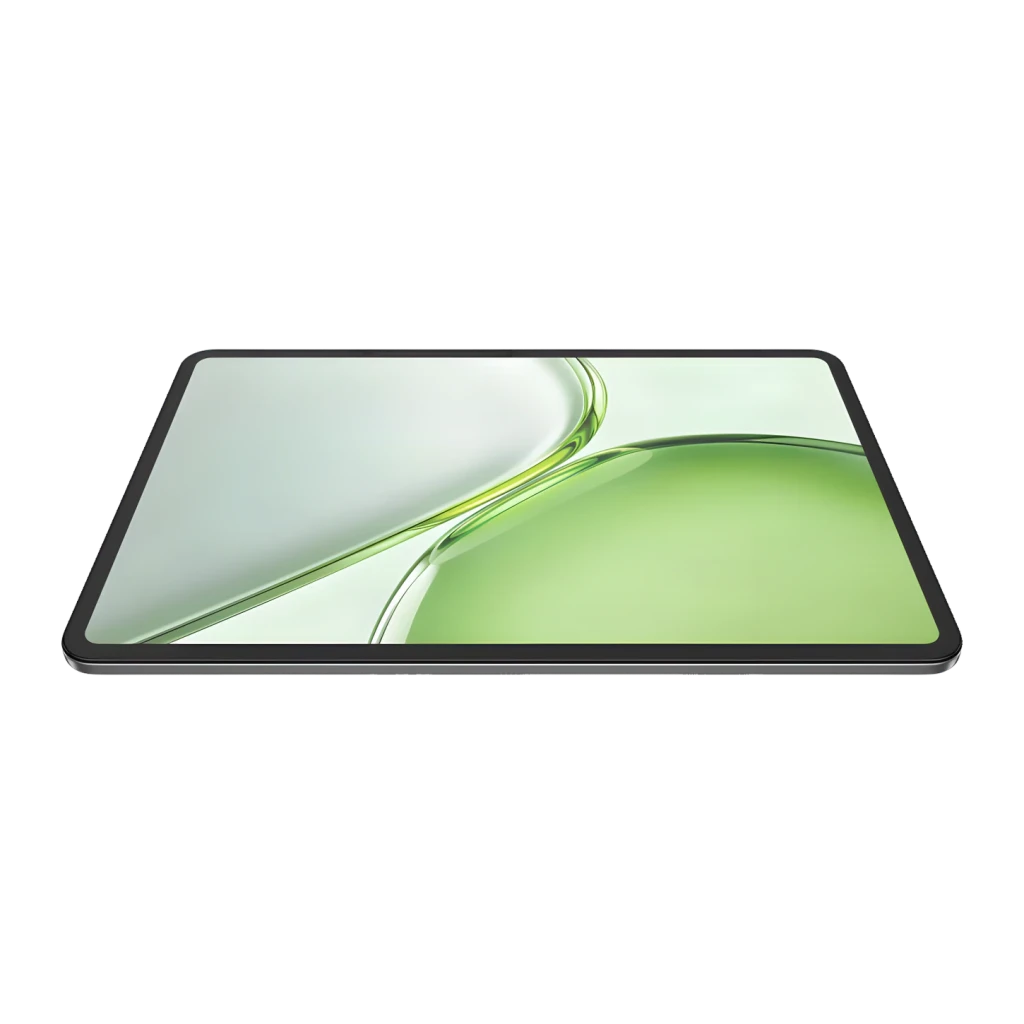 HONOR Pad X9 Max 6Go/256Go Gris 13 pouces LCD 120Hz Snapdragon 6s 4G Gen 2 10100mAh, vue en perspective: écran allumé