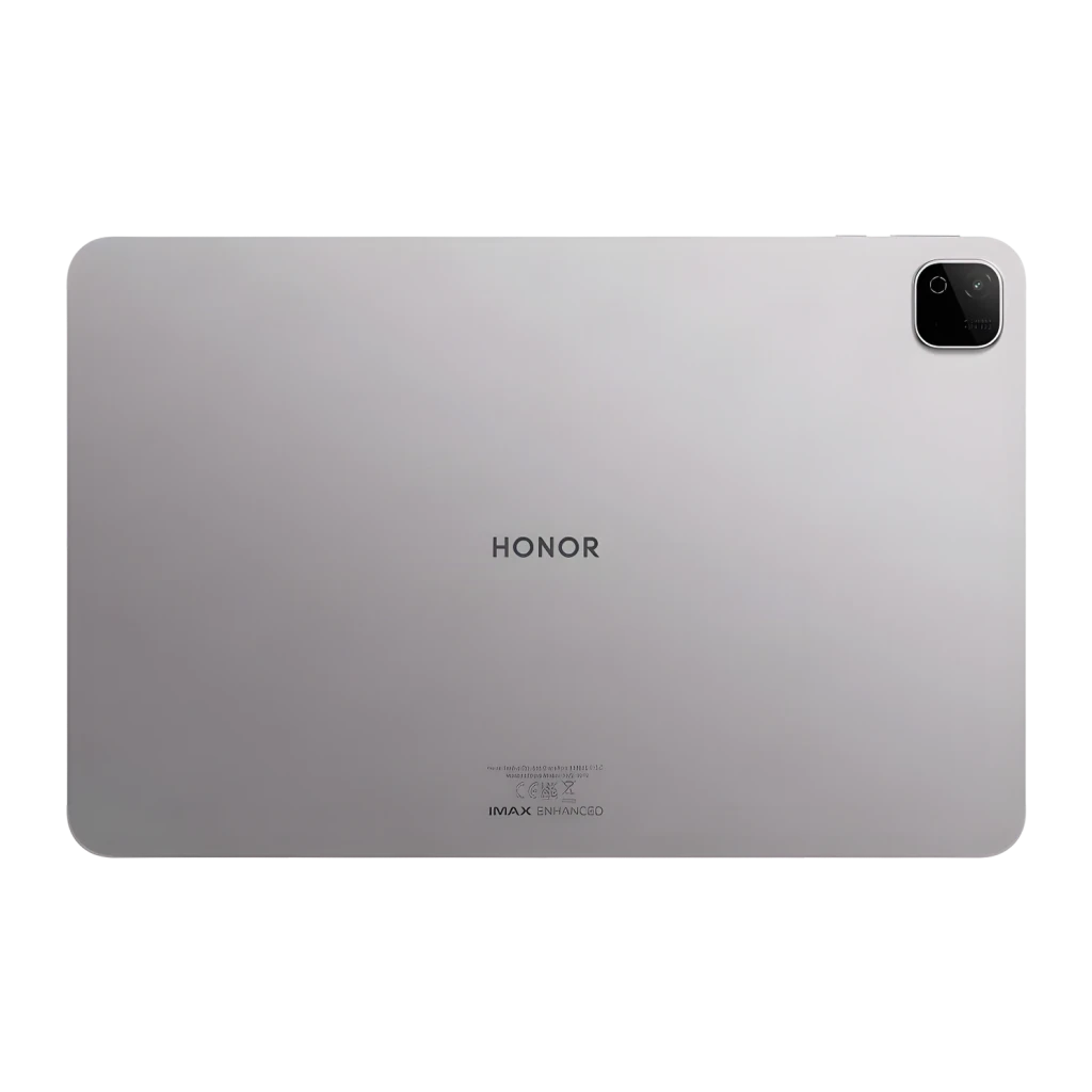 HONOR Pad X9 Max 6Go/256Go Gris 13 pouces LCD 120Hz Snapdragon 6s 4G Gen 2 10100mAh, vue arrière: module caméra en haut à