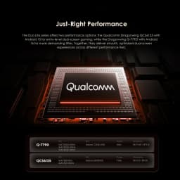 Consola portátil Retroid Pocket Duo Lite 4GB/64GB Dois ecrãs dobráveis - chip Qualcomm com specs Q-7790 4nm