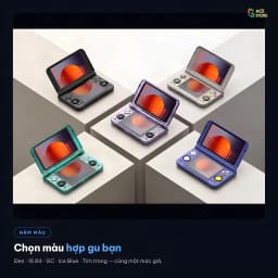 Consola portátil Retroid Pocket Duo Lite 16Bit 6GB/128GB em cinco cores, tela dupla dobrável, botões ABXY, direcionais e analógicos, design retrô compacto