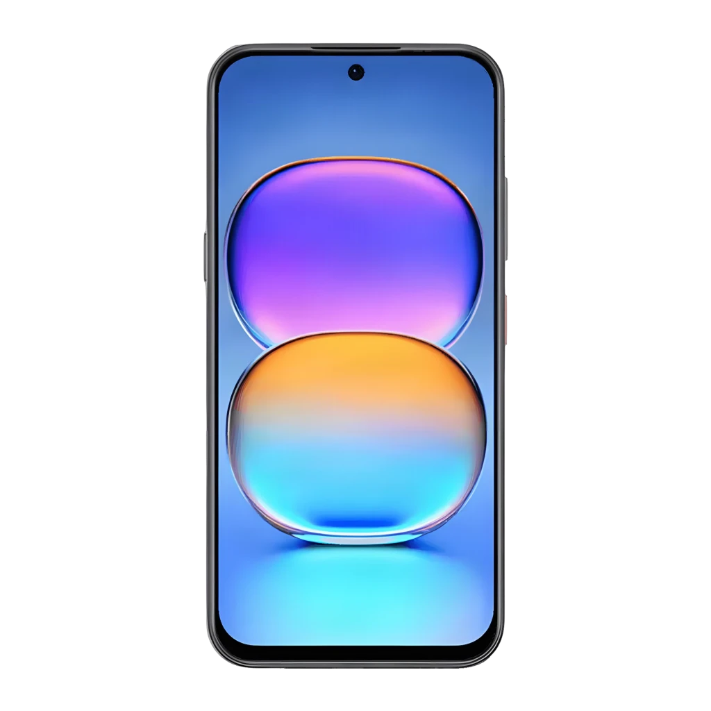ZTE Blade V80 Pro 8GB/256GB Dorado 6,75 pulgadas IPS 120Hz 108MP IP64, vista frontal: pantalla encendida con wallpaper
