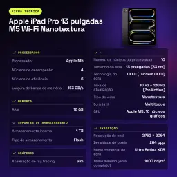 Apple iPad Pro 1TB Noir