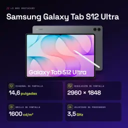 Samsung Galaxy Tab S12 Ultra 12Go/512Go Gris S Pen inclus 14,6 pouces Dynamic AMOLED 2X 11600mAh - caractéristiques
