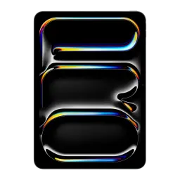 Apple iPad Pro 11 pouces M5 Wi-Fi + Cellular 512Go Noir OLED 120Hz 5G + LTE - fond d'écran abstrait