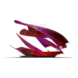 Lenovo Yoga Tab 11,1 pouces Wi-Fi 12Go/256Go Blanc Snapdragon 8 Gen 3 8860mAh - vue de face en paysage avec écran
