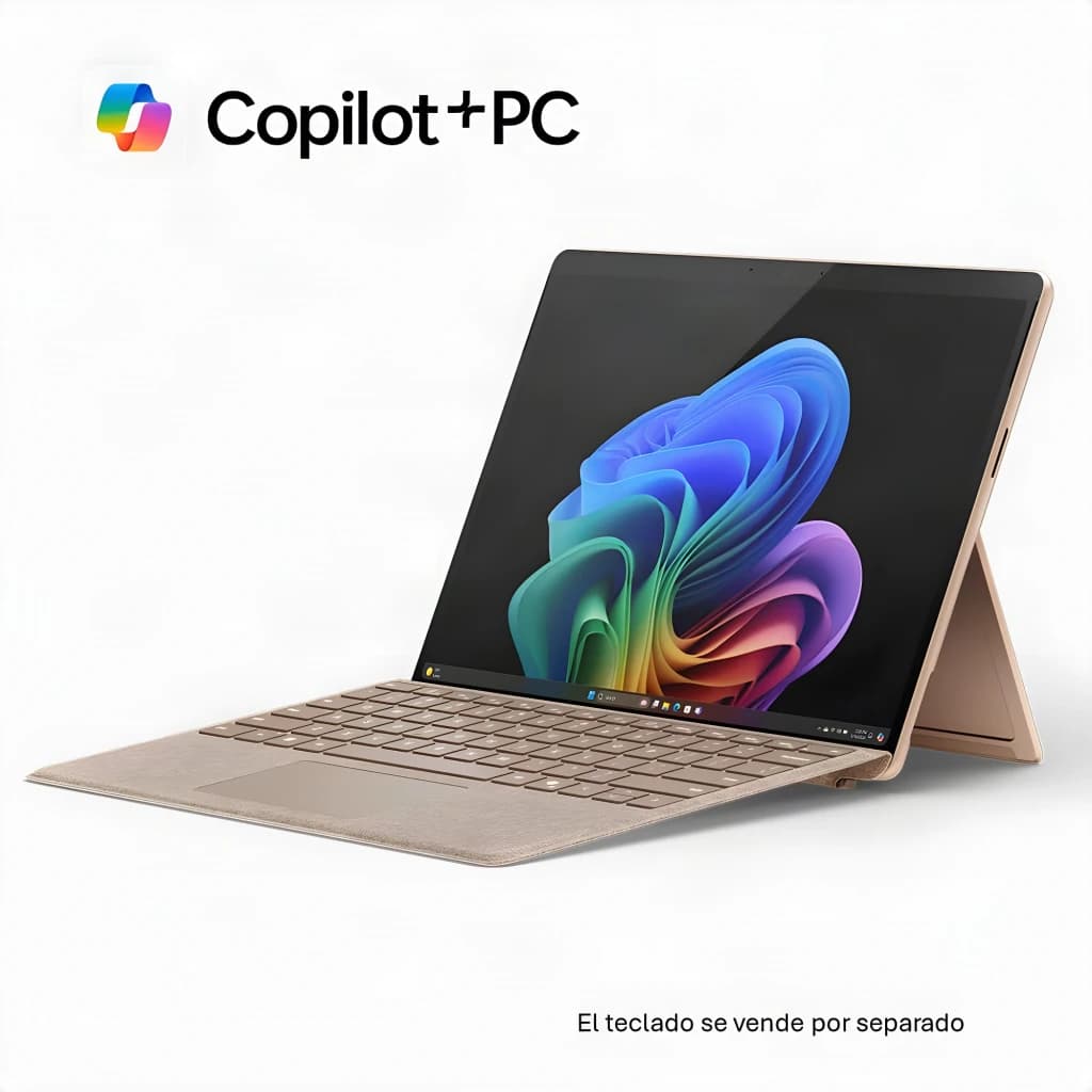 Microsoft Surface Pro 11 Copilot+ PC Snapdragon X Elite 13 polegadas 16GB/512GB Areia PixelSense Flow 120Hz - 3,4 GHz