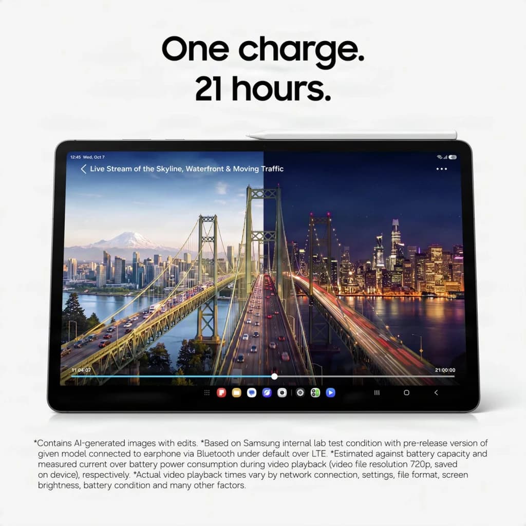 Samsung Galaxy Tab S12+ 12GB/256GB Gris S Pen incluido 12,6 pulgadas Dynamic AMOLED 2X 10600mAh - 12 GB