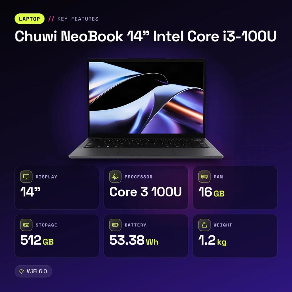 Chuwi NeoBook 16GB/512GB