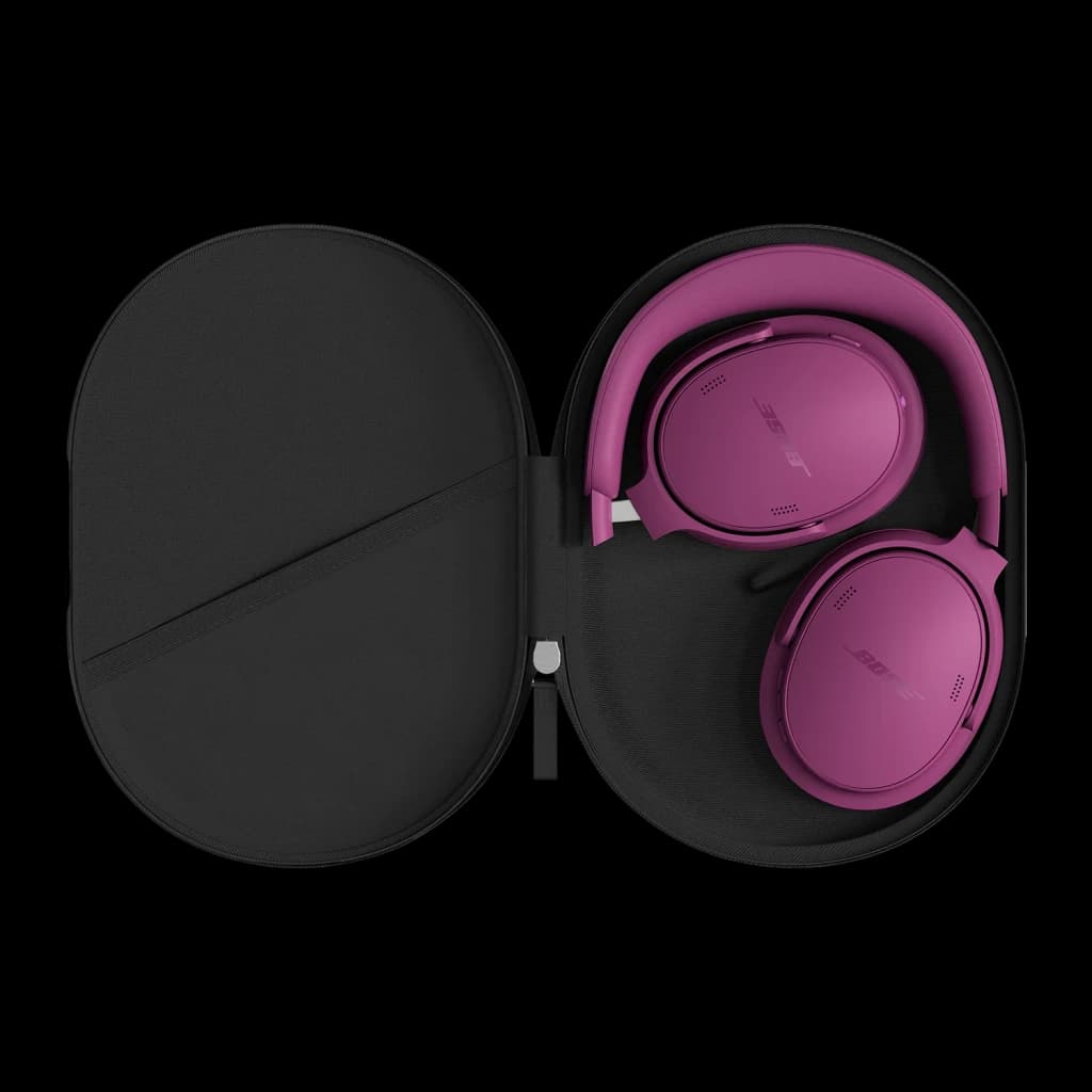 Auriculares de diadema Bose QuietComfort Headphones (2.ª Gen) Cancelación de Ruido Malva - guardados en funda