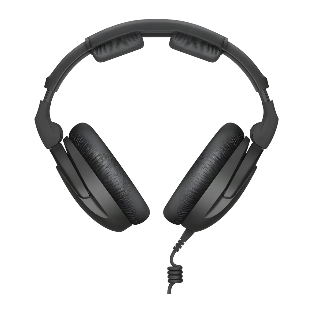 Auscultadores Sennheiser HD 300 Pro Circumaural Jack 3,5 mm 64 Ω Preto - almofadas circumaurais e cabo