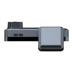 Dashcam Botslab G980H Pro Preto 2CH 4K + 2K GPS - corpo principal e câmara traseira quadrada com lente
