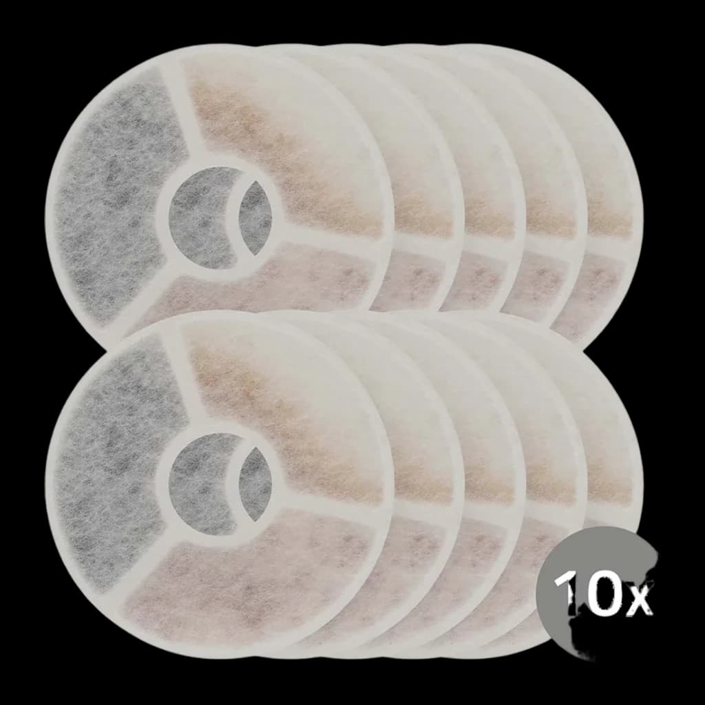 Filtros de recambio Nedis Blanco 10 unidades PETWF-FL10
