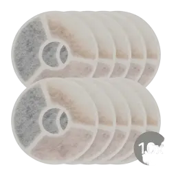 Filtros de recambio Nedis Blanco 10 unidades PETWF-FL10