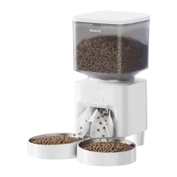 Distributeur Automatique Rojeco Double 4,5L WiFi App Blanc
