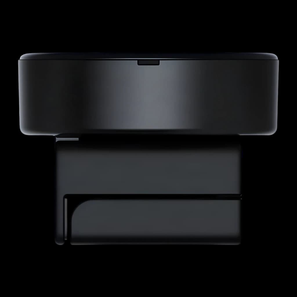 Webcam eMeet C950 4K Micrófono con IA Negro - cuerpo rectangular negro y soporte de clip visibles