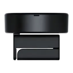 Webcam eMeet C950 4K Micrófono con IA Negro - cuerpo rectangular negro y soporte de clip visibles