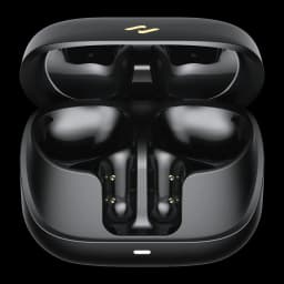 Auriculares tws Havit TW906 Pro Cancelación de Ruido Bluetooth 5.3 5h Negro - estuche abierto con contactos