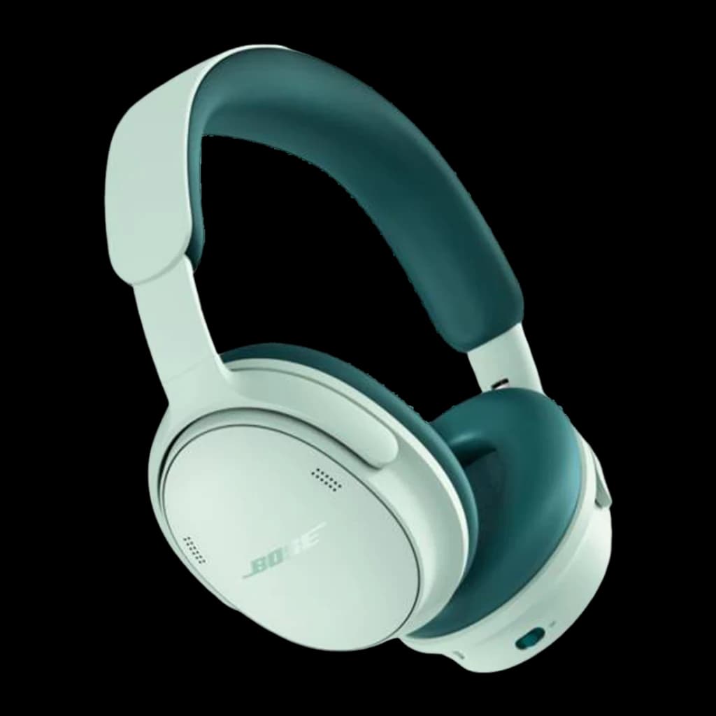 Casque Bose QuietComfort Headphones 2e Gén Réduction de Bruit Active Vert Menthe - arceau bicolore et coque
