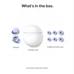 Auriculares inalámbricos Google Pixel Buds 2a Cancelación de Ruido TWS Bluetooth 5.4 Coral Fruta del bosque