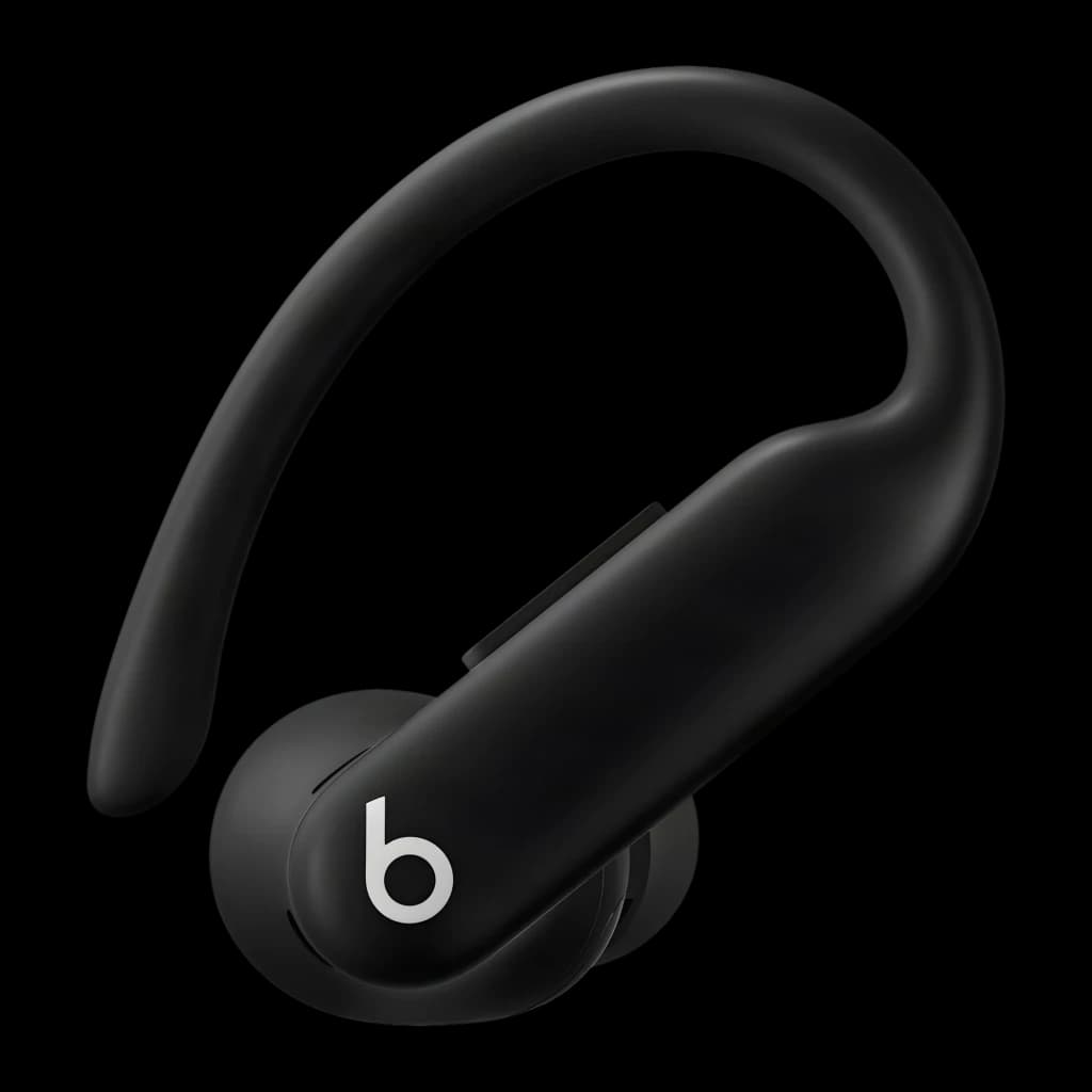 Auriculares Beats Powerbeats Pro 2 Cancelación de Ruido TWS In-Ear Negro Azabache - gancho auricular, logo b