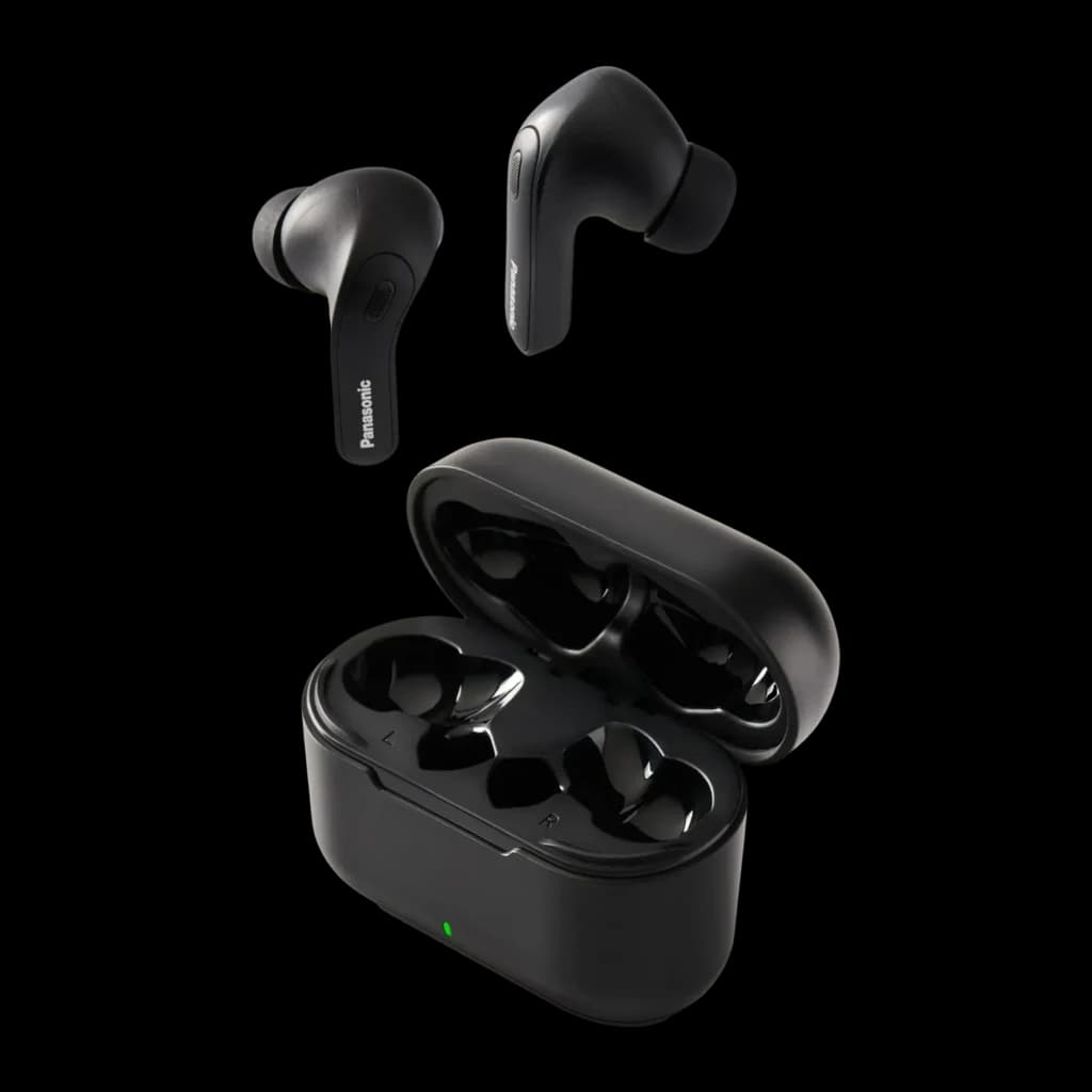 Auriculares true wireless Panasonic Cancelamento de Ruído Híbrido TWS Bluetooth 5.3 Preto RZ-B310W