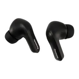 Auriculares true wireless Panasonic Cancelamento de Ruído Híbrido TWS Bluetooth 5.3 Preto RZ-B310W - ambos auriculares