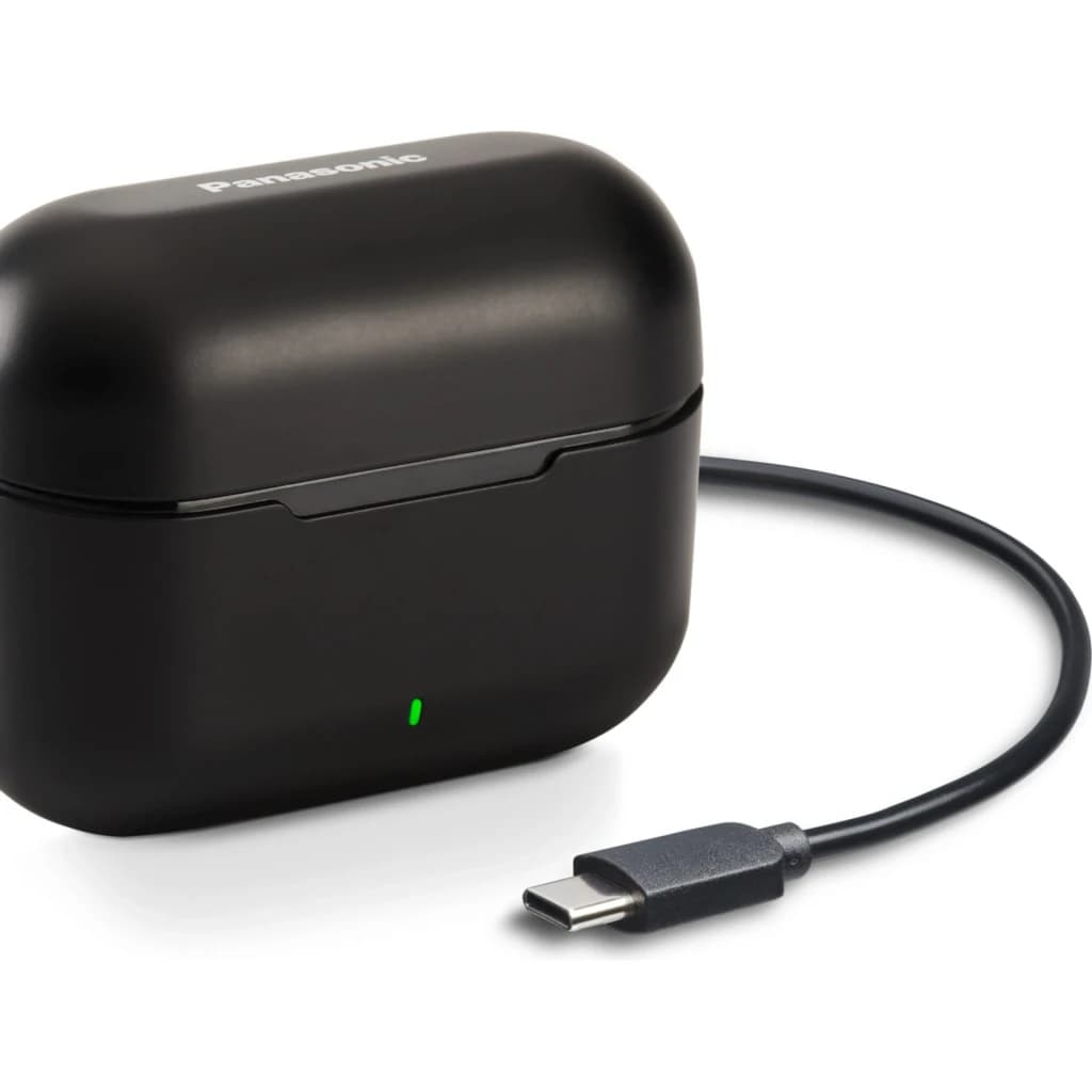 Auriculares true wireless Panasonic Cancelamento de Ruído Híbrido TWS Bluetooth 5.3 Preto RZ-B310W - 40 mAh