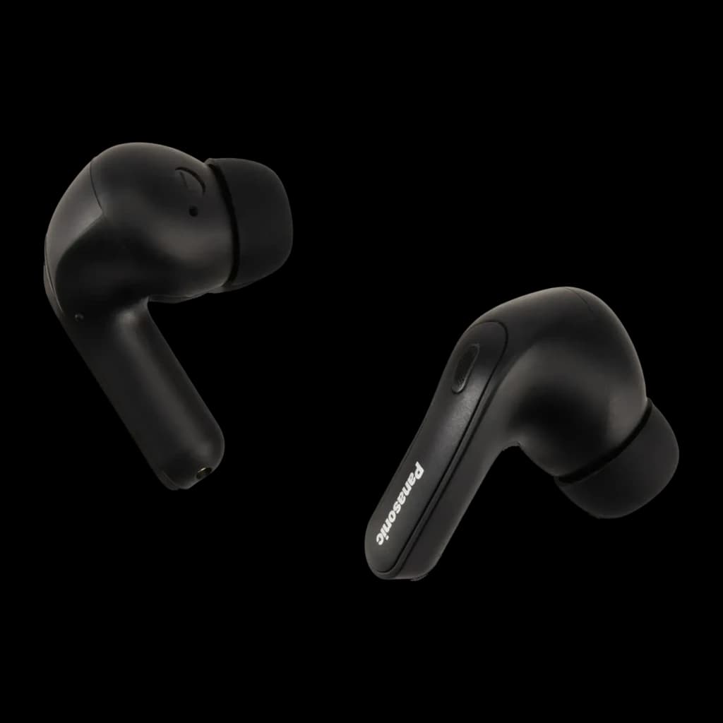 Auriculares true wireless Panasonic Cancelamento de Ruído Híbrido TWS Bluetooth 5.3 Preto RZ-B310W - ambos