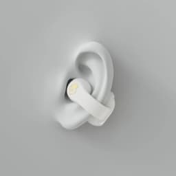 Écouteurs open-ear Skullcandy Push 720 Open Bluetooth 5.3 24h avec étui IP67 Bone/Or - écouteur droit sur oreille