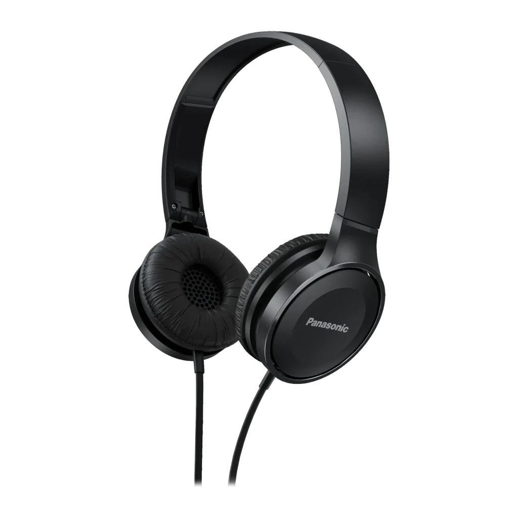 Auscultadores Panasonic Banda Cabo Jack 3,5mm Preto RP-HF100ME
