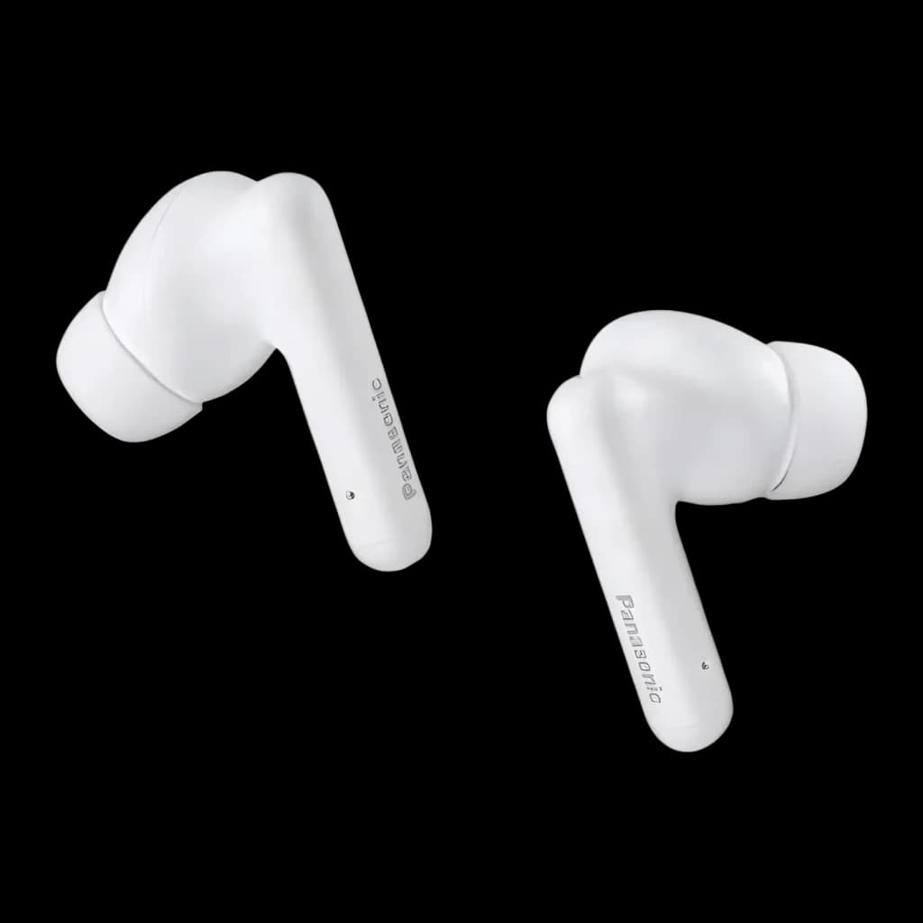 Auriculares Panasonic TWS In-Ear Bluetooth 5.3 6h (26h com estojo) Branco RZ-B110W - ambos auriculares