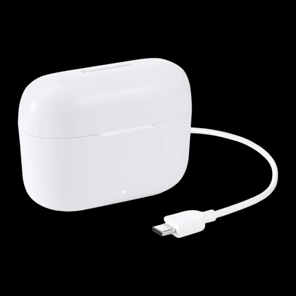 Auriculares Panasonic TWS In-Ear Bluetooth 5.3 6h (26h com estojo) Branco RZ-B110W - 400 mAh