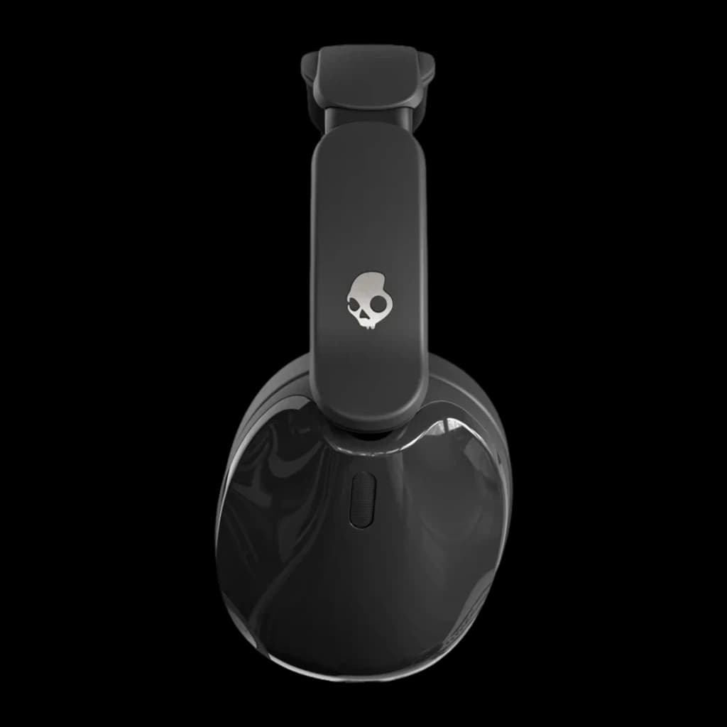 Casque Skullcandy Crusher 540 Active Supra-Aural Bluetooth 5.0 40h Noir/Gris - logo crâne sur arceau et coque