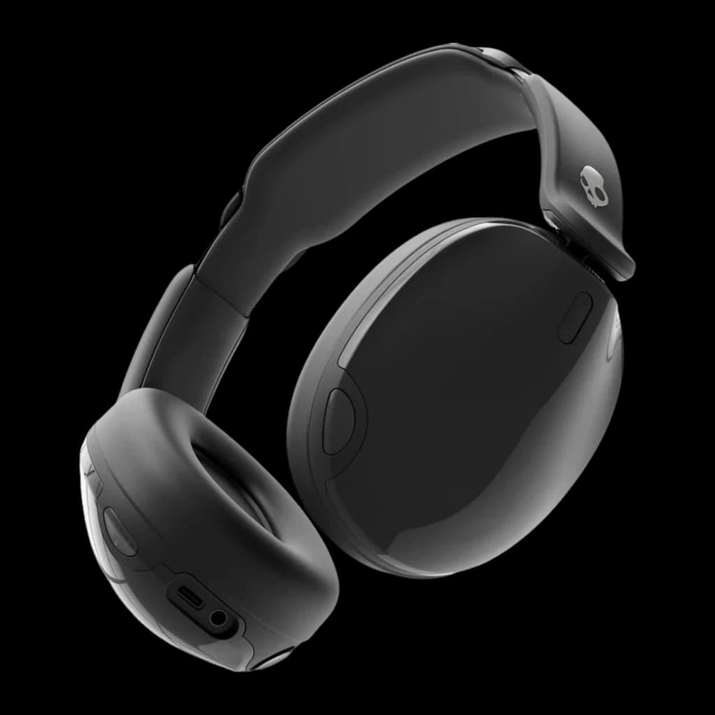 Casque Skullcandy Crusher 540 Active Supra-Aural Bluetooth 5.0 40h Noir/Gris - coussinets, boutons latéraux