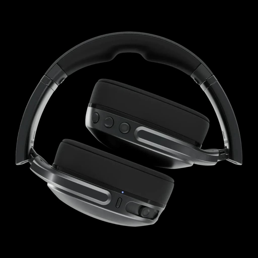 Casque Skullcandy Crusher 540 Active Supra-Aural Bluetooth 5.0 40h Noir/Gris - boutons de contrôle et LED