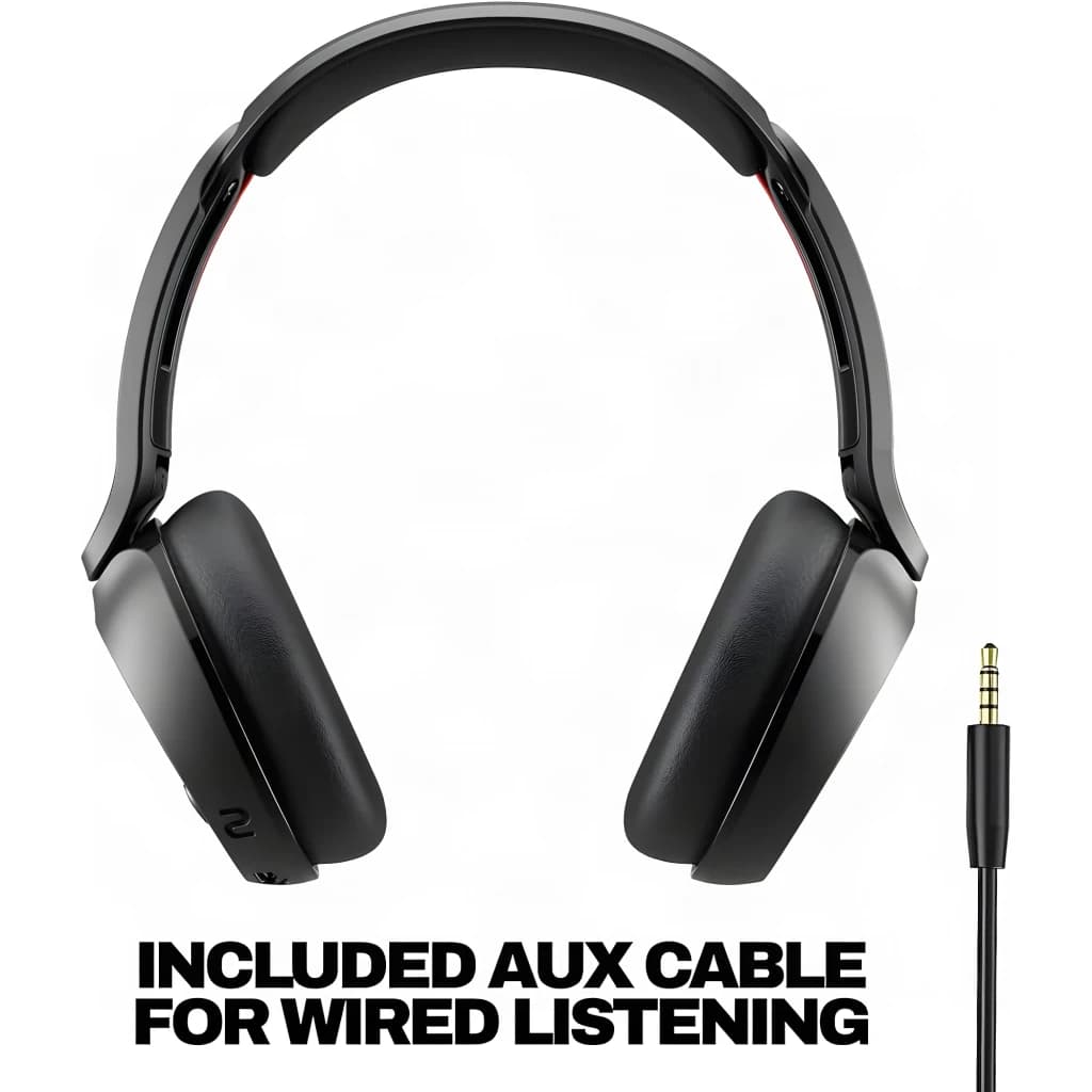 Auriculares Skullcandy Icon 180 Diadema Bluetooth 5.3 50h Negro - diadema y almohadillas con cable jack 3.5mm