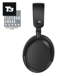 Casque Sennheiser Accentum Plus Réduction de Bruit Arceau Bluetooth 5.2 Noir - coque ovale noire avec logo