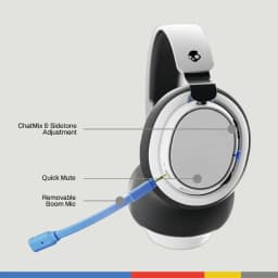 Auriculares Skullcandy SLYR Pro Wireless Gaming PlayStation Inalámbrico Negro/Azul - micrófono boom desmontable
