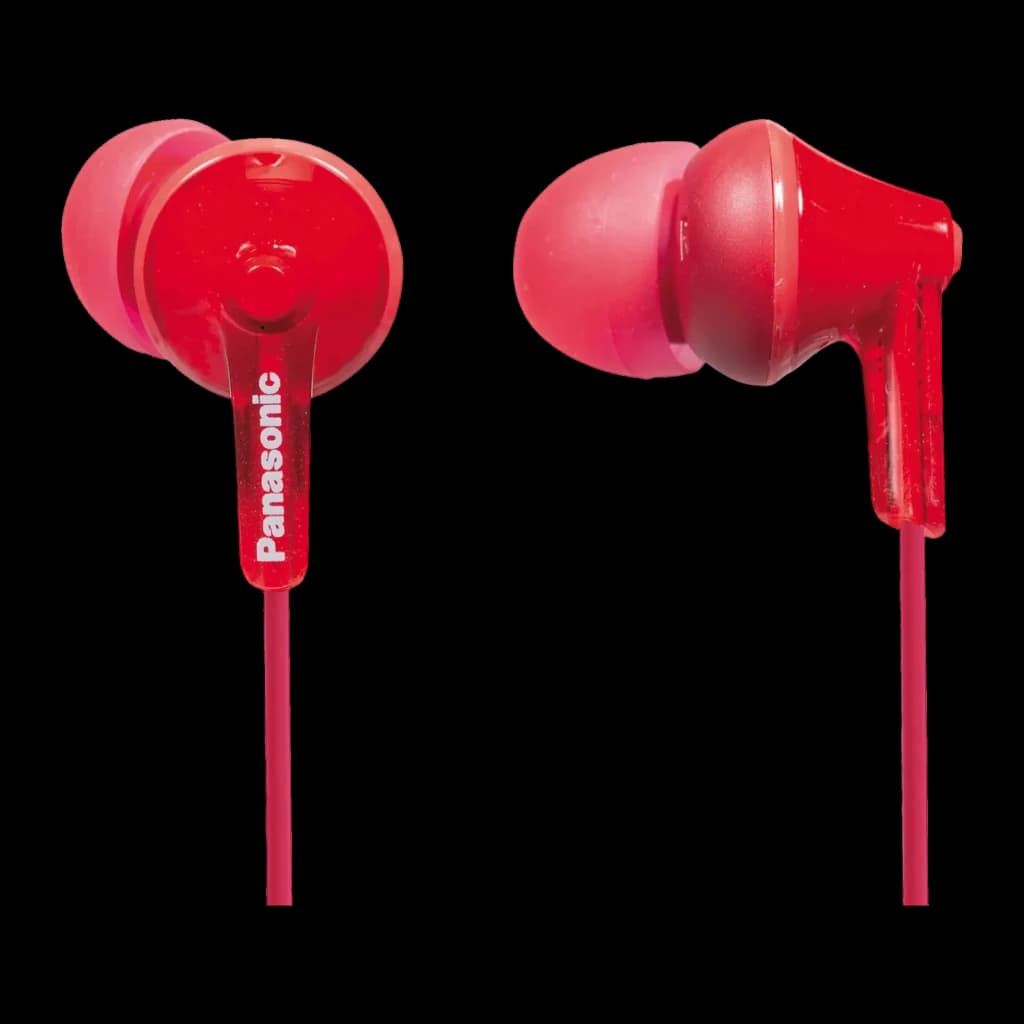 Auriculares Panasonic In-Ear Jack 3,5mm Vermelho RP-HJE125