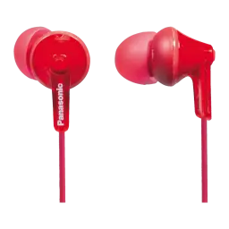 Auriculares Panasonic In-Ear Jack 3,5mm Vermelho RP-HJE125