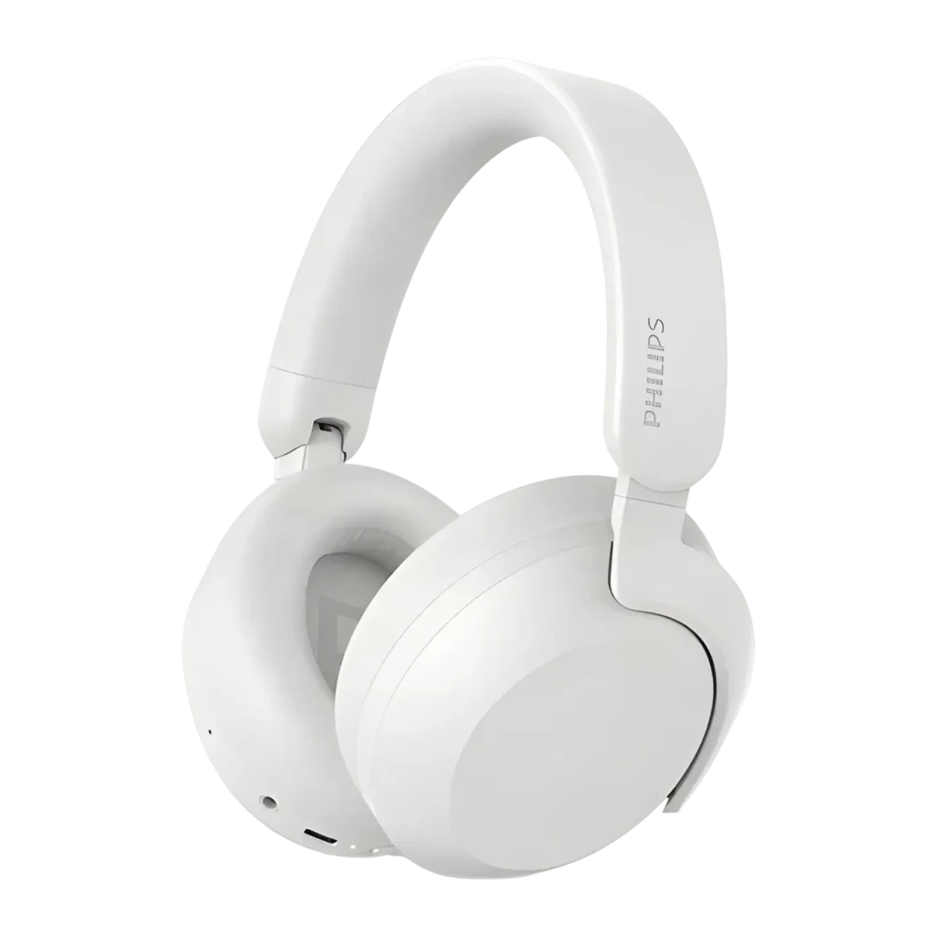 Auscultadores Philips Cancelamento de Ruído Híbrido Diadema Bluetooth 5.4 Branco TAH8000