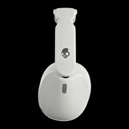 Casque Skullcandy Hesh 540 ANC Réduction de Bruit Arceau Bluetooth 5.3 Blanc - logo crâne sur arceau et bouton
