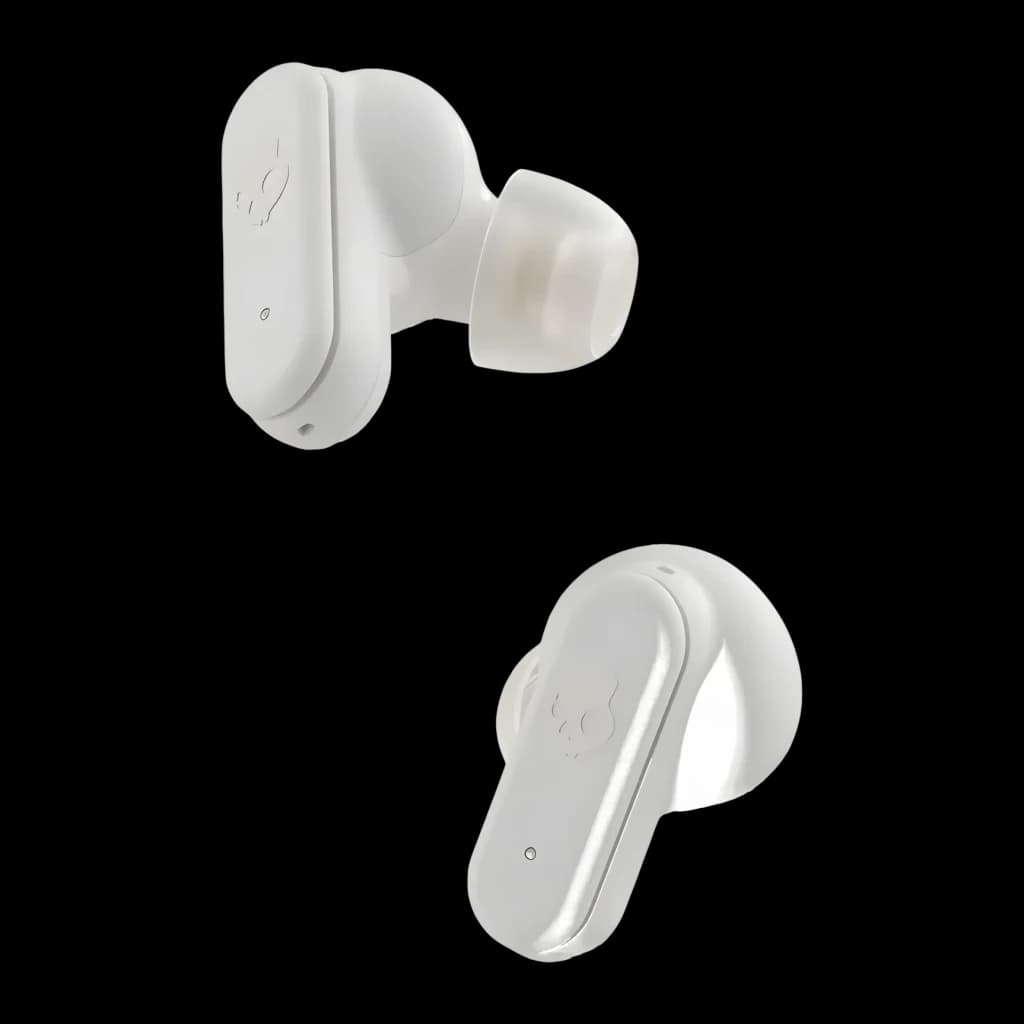 Auriculares Skullcandy Dime Evo TWS In-Ear Bluetooth 5.3 8h + 36h estuche Blanco - dos earbuds blancos flotantes